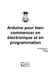 Arduino : D&eacute;buter en &eacute;lectronique et programmation