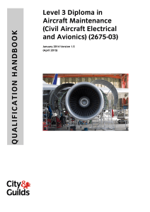 Level 3 Diploma in Aircraft Maintenance (Civil Aircraft Electrical and Avionics) ( PDFDrive )