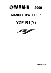 Manuel d'atelier yamaha YZF-R1 09-11