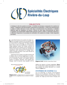 Syst&egrave;mes de charge : Alternateurs et composants