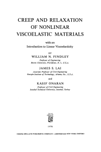 Creep-and-Relaxation-of-Nonlinear-Viscoelastic-Materials-Academic-Press-Elsevier-1976