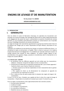 ENGINS DE LEVAGE et DE MANUTENTION  cours G3 Em 2021