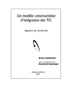 modele constructiviste integration TIC