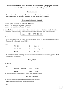 Crit  de Selec   ConSp 1ere année 2017