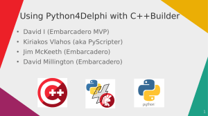 Python4CppBuilder
