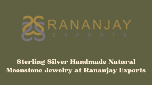Sterling Silver Handmade Natural Moonstone Jewelry at Rananjay Exports