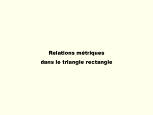 Relation métrique ds triangle rectangle (1)