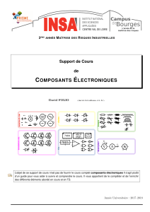 Support de cours Composants Électroniques - INSA