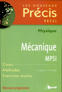 Précis Mécanique MPSI