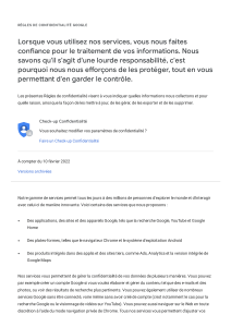 google privacy policy fr