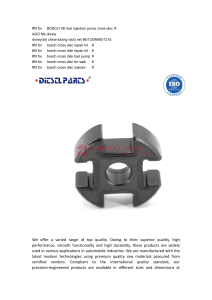 fit for BOSCH VE fuel injection pump cross disc