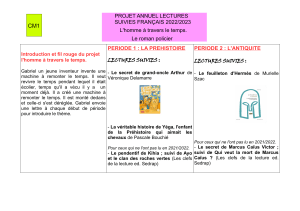 projet annuel Lecture CM1 22 23