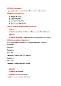 informatique en général