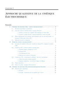 La cinétique éléctrochimie