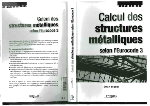 Jean Morel Calcul des structures métalliques