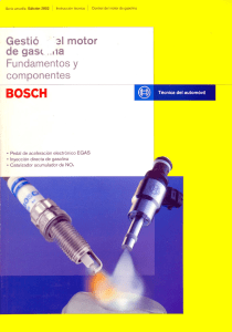 Bosch - Gestión del motor de gasolina