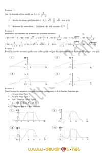 Série d'exercices N°1 - Math - 3ème Sciences exp (2010-2011)  Mlle bani
