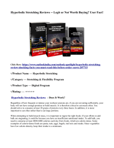 Hyperbolic Stretching Reviews -- Legit or Not Worth Buying? User Fact!