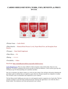 CARDIO SHIELD REVIEWS, WORK, USES, BENEFITS, & PRICE IN USA
