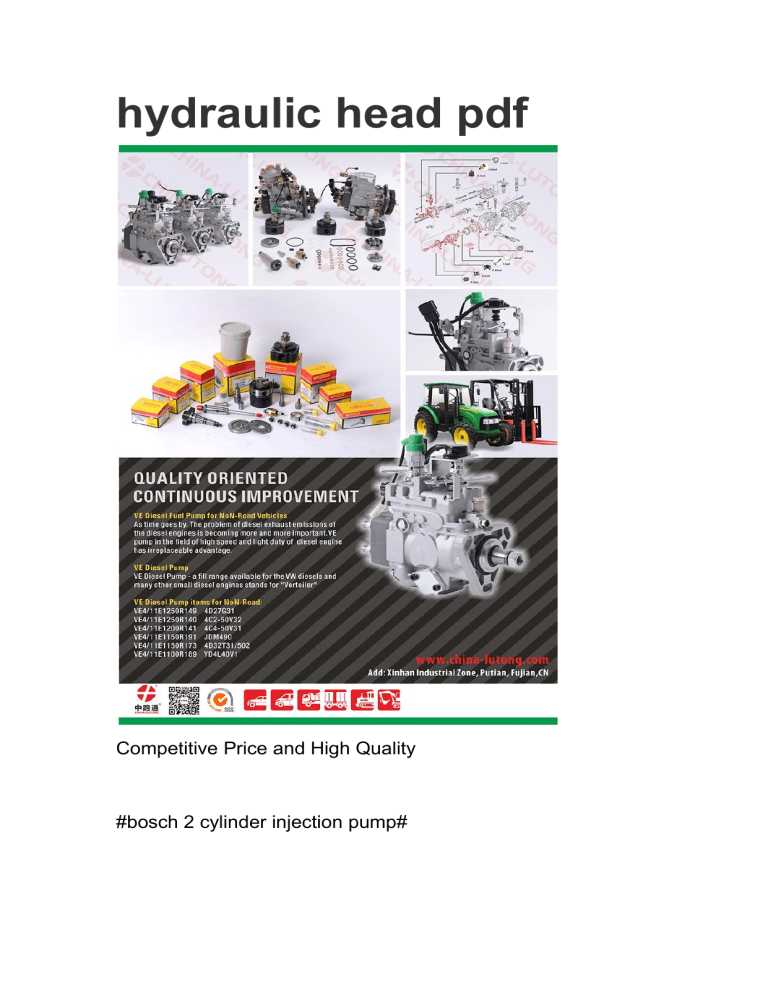 hydraulic head pdf