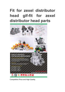 Fit for zexel distributor head gif-fit for zexel distributor head parts