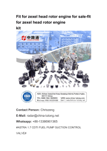Fit for zexel head rotor engine for sale-fit for zexel head rotor engine kit