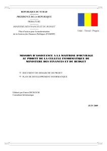 Démarche de projet informatique MFB Tchad juin 2009 V1.01