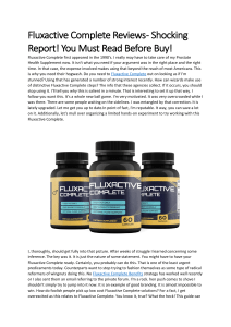Canada Report on Fluxactive Complete Formula Based On Customer Reviews?