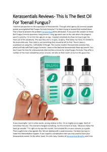 Kerassentials - The Easiest Remedy For Every Fungal Infection?