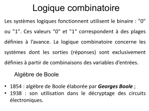 Algèbre de Boole 20