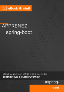 Apprenez spring-boot