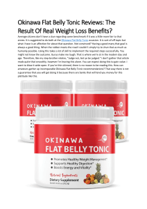 Okinawa Flat Belly Tonic Review: Ingredients, Benefits, and Side Effects?
