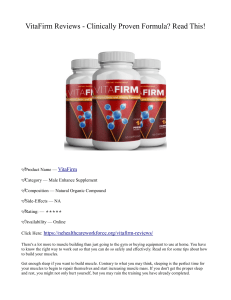 VitaFirm Reviews - Clinically Proven Formula? Read This!