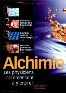 - Science et Vie - Mai 2004 - Articles sur la Fusion Froide