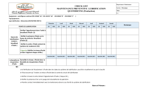 tach list ess continu jdid centrifigeuse production