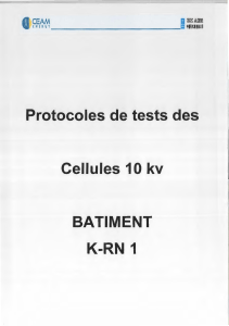 Cellules 10 KV Bat K-RN-1