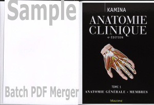 Kamina Pierre - Anatomie clinique Tome 1