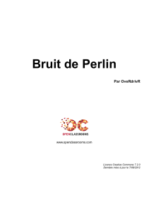 Apprendre Perlin - Etude complete