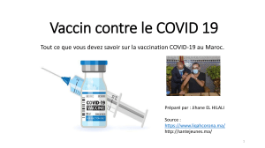 Vaccin contre le COVID 19 v4