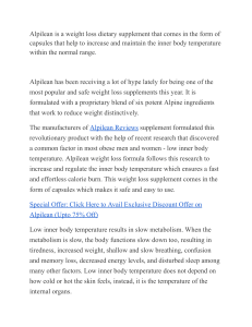 Alpilean Reviews (Fake or Legit) What Customers Have To Say? [Alpine Weight Loss]