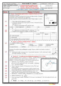 Devoir Physique-Chimie TCOF: Gravitation, Extraction