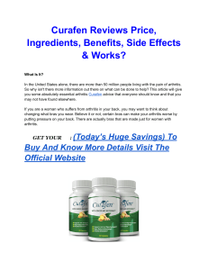Curafen Reviews Price, Ingredients, Benefits, Side Effects Works
