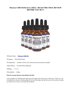 Phytocet CBD Oil Reviews [2022] - READ THIS TRUE REVIEW BEFORE YOU BUY!