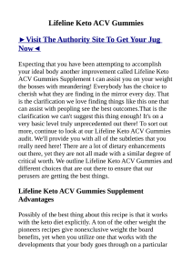 Lifeline Keto ACV Gummies Reviwes : Disturbing Client Complaints?