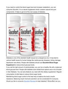 Glucofort Reviews: Read My 30 Days Experience Before Try!
