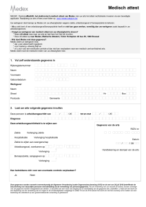 medisch attest medex 0 