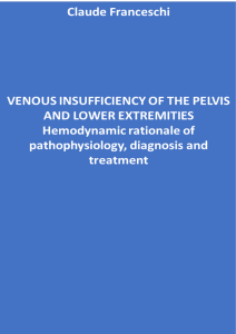 VENOUS INSUFFICIENCY OF THE PELVIS AND LOWER LIMBS 16 10 20 21