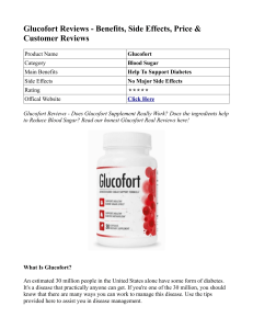 Glucofort Reviews - Benefits, Side Effects, Price & Customer Reviews
