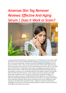 Amarose Skin Tag Remover Benefits